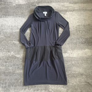 Joseph Ribkoff Charcoal Long Sleeve Dress